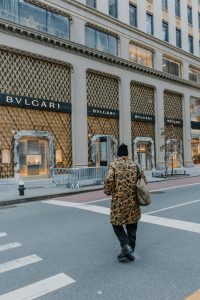 Bulgari flagship store on Fifth Avenue, New York — luxury retail in the heart of Manhattan